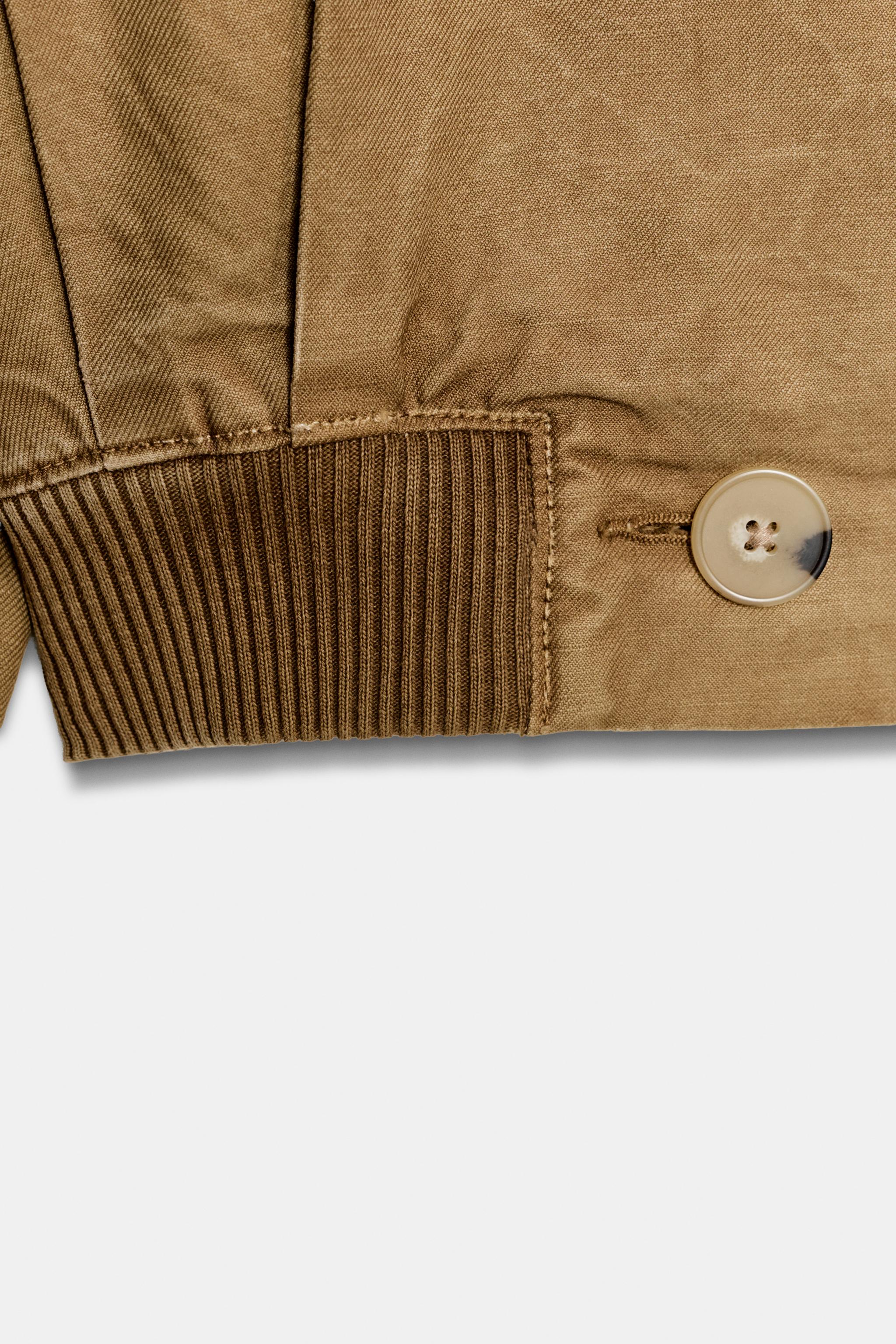 WASHED SHORT TRENCH COAT